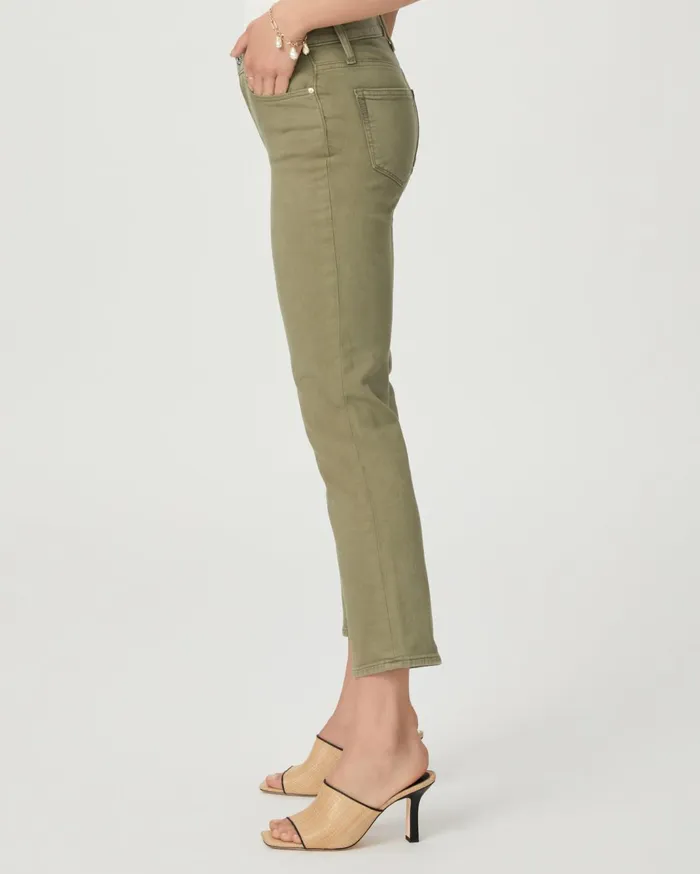 Women Denim PAIGE Cindy Crop Straight Jean 8211 Vintage Mossy Green Women Denim PAIGE Cindy Crop Straight Jean 8211 Vintage Mossy Green