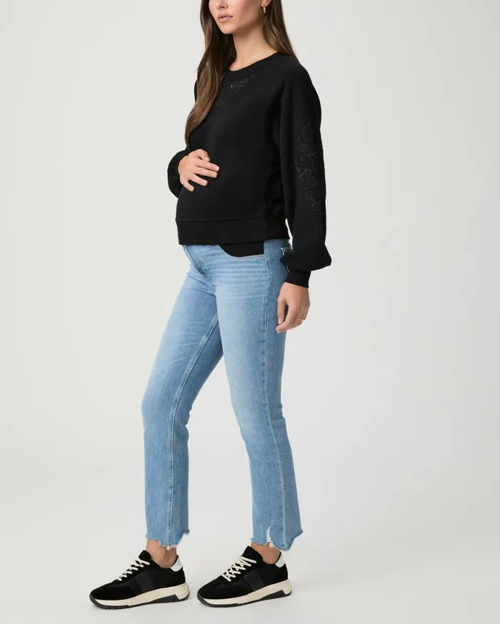 Women Denim PAIGE Cindy Maternity Straight Jean 8211 Mel