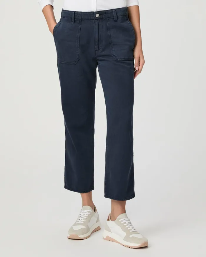 Women Denim PAIGE Kirby Straight Pant 8211 Vintage Navy Seascape Women Denim PAIGE Kirby Straight Pant 8211 Vintage Navy Seascape