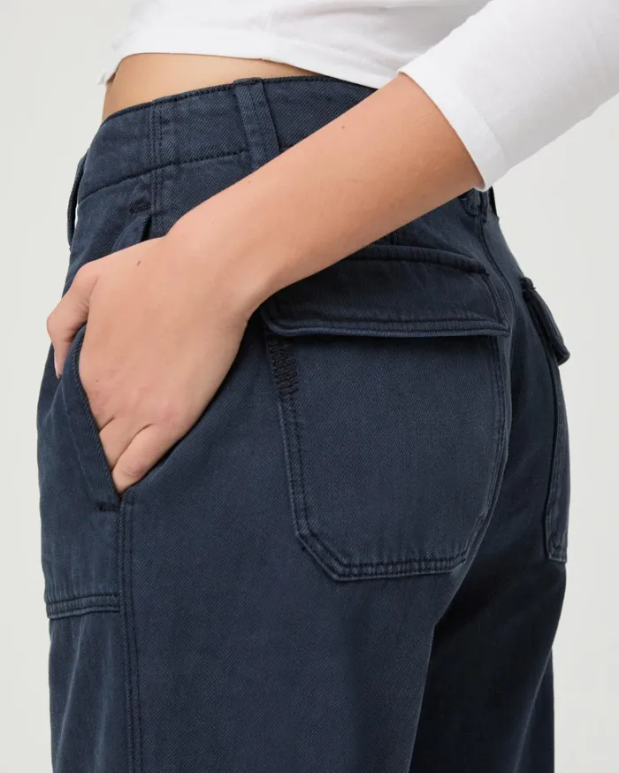 Women Denim PAIGE Kirby Straight Pant 8211 Vintage Navy Seascape Women Denim PAIGE Kirby Straight Pant 8211 Vintage Navy Seascape