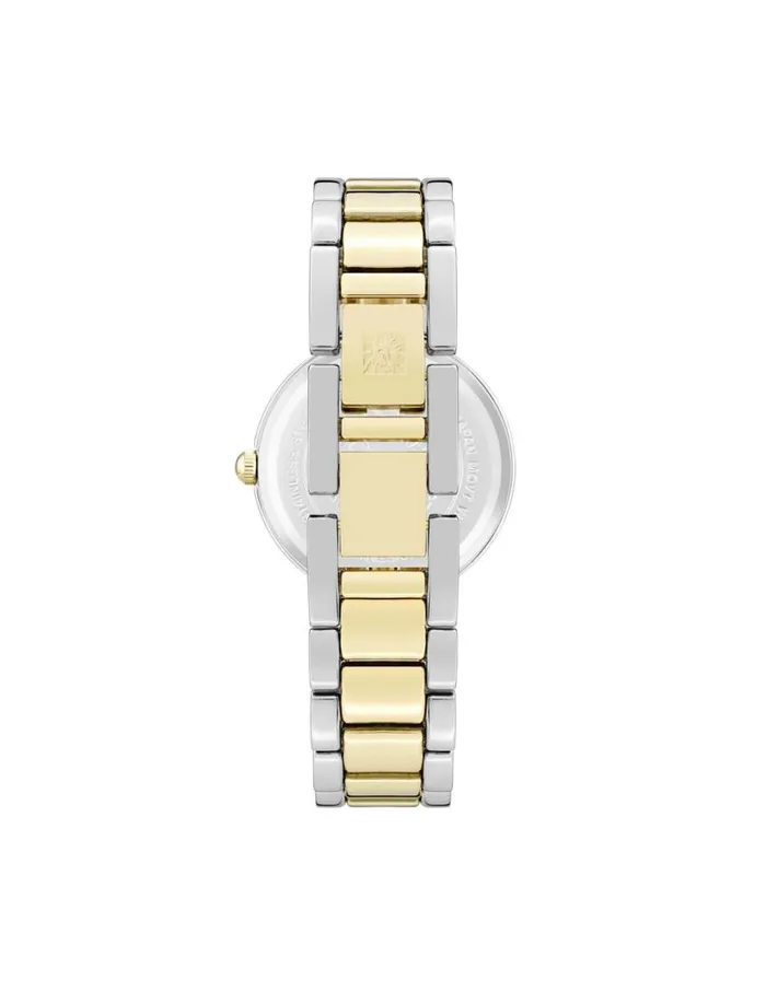Women Diamond Dial Bracelet Watch Navyandtwotone Anne Klein Watches