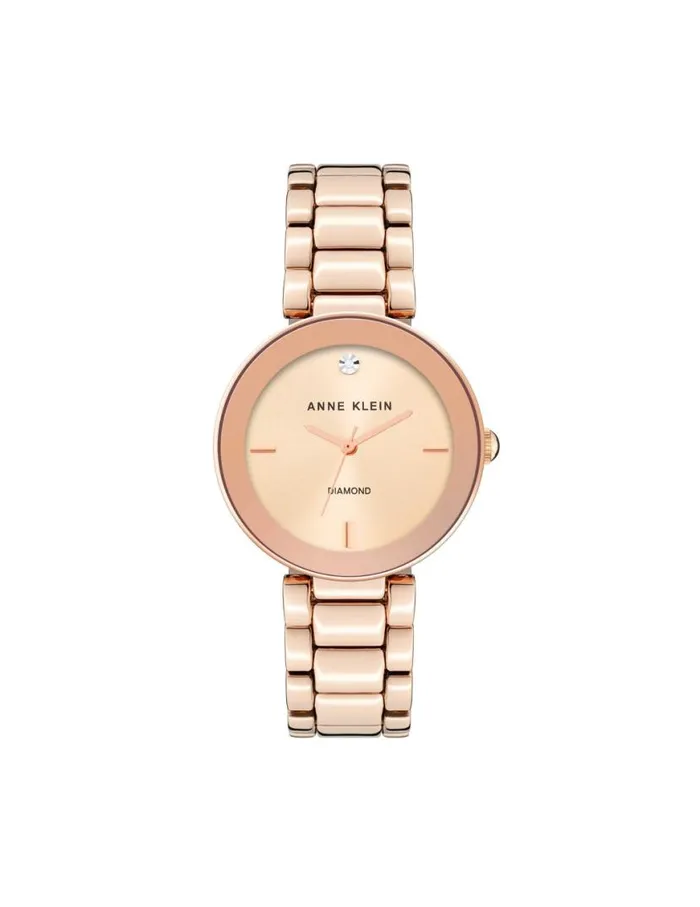 Women Diamond Dial Bracelet Watch Navyandtwotone Anne Klein Watches