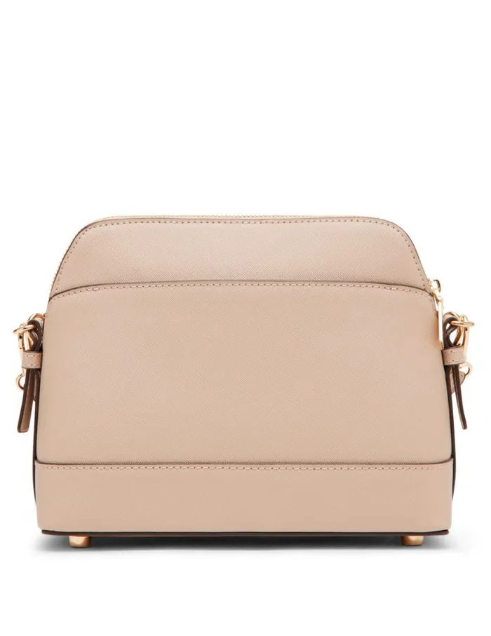 Women Dome Crossbody With Logo Web Strap Soft Olive Anne Klein Crossbody Bags