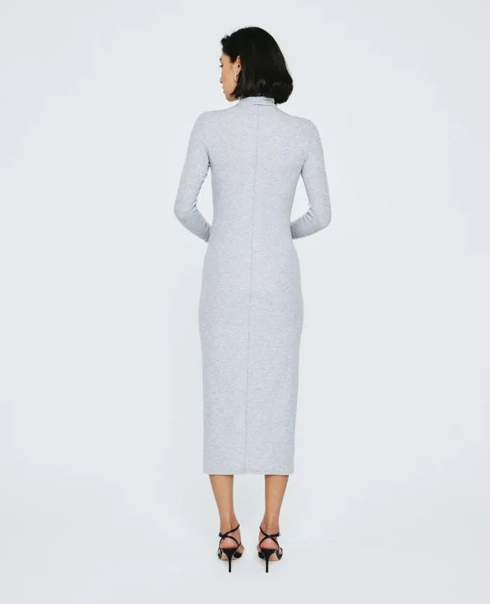 Women Dresses and More AG Jeans Jenny LS Turtleneck Dress Heather Grey Women Dresses and More AG Jeans Jenny LS Turtleneck Dress Heather Grey