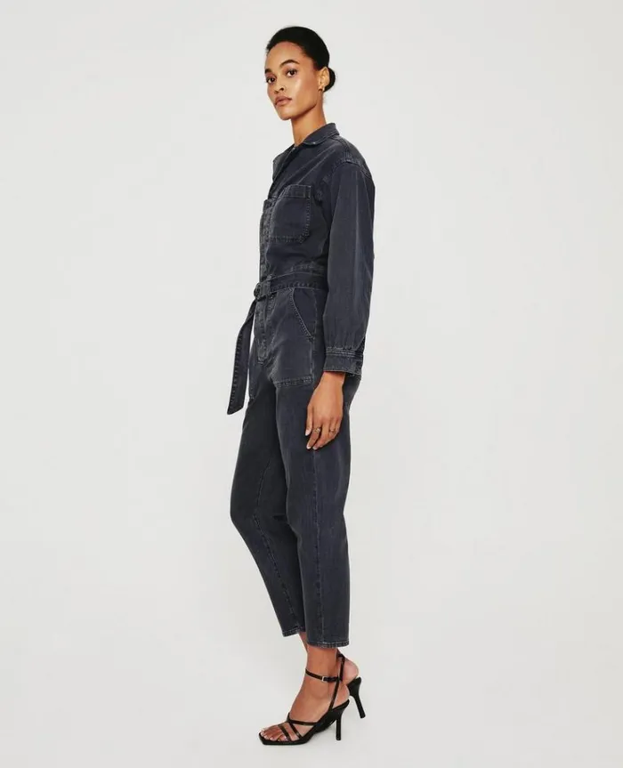 Women Dresses and More AG Jeans Ryleigh Jumpsuit Sulfur Black Women Dresses and More AG Jeans Ryleigh Jumpsuit Sulfur Black