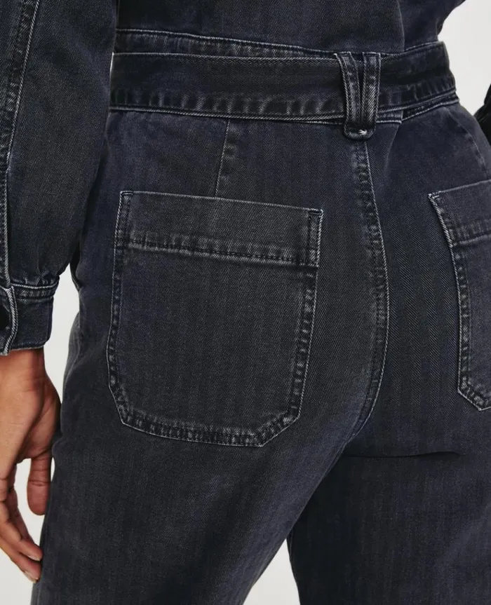Women Dresses and More AG Jeans Ryleigh Jumpsuit Sulfur Black Women Dresses and More AG Jeans Ryleigh Jumpsuit Sulfur Black