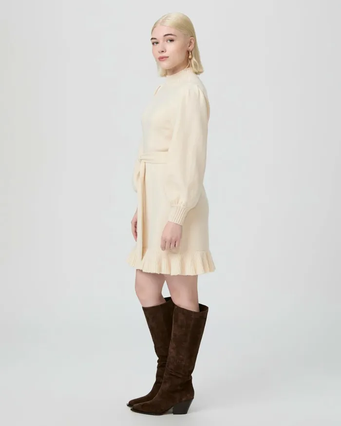 Women Dresses PAIGE Julita Petite Dress 8211 Latte Foam