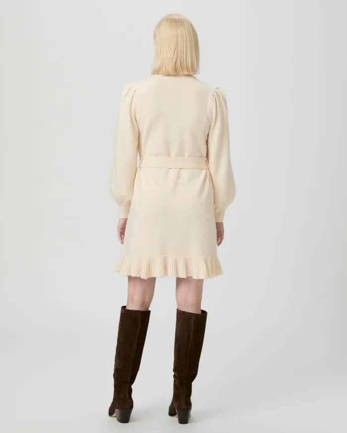 Women Dresses PAIGE Julita Petite Dress 8211 Latte Foam