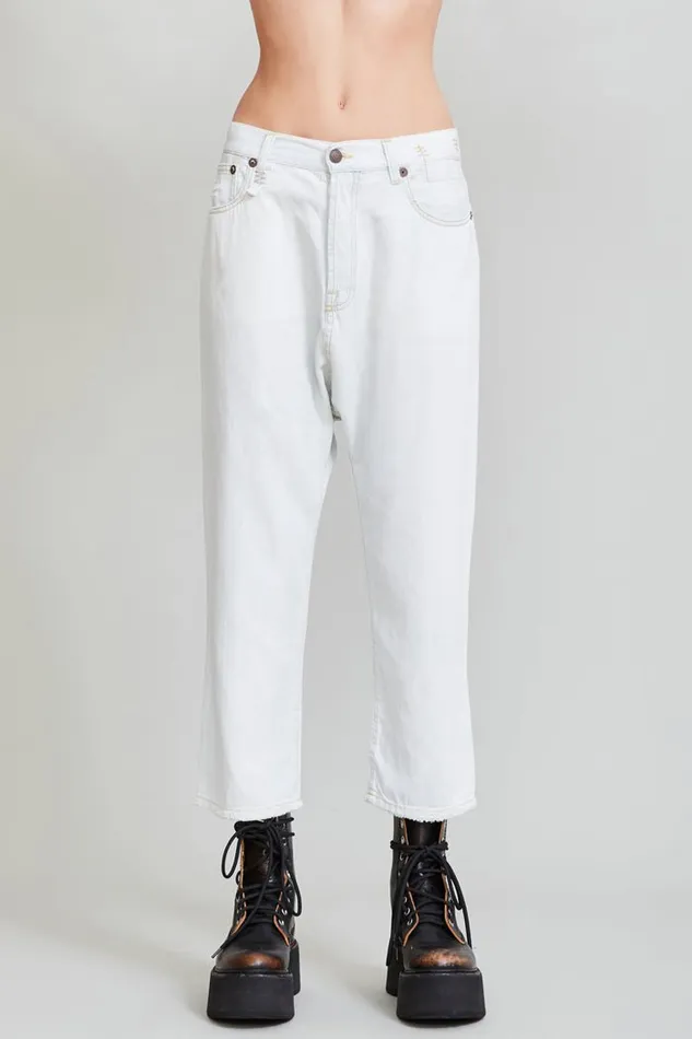 Women Drop R13 Tailored Drop 8211 Kinney Linen Indigo