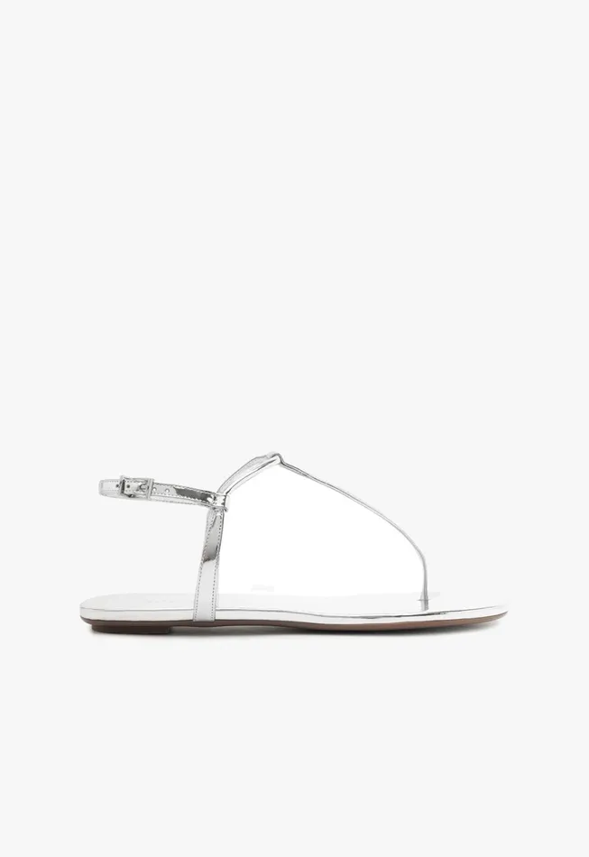 Women Elsha Flat Sandal Silver Schutz Shoes Flats