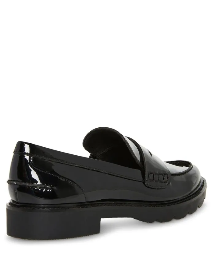 Women Emmylou Loafer Black Patent Anne Klein Flats and Loafers