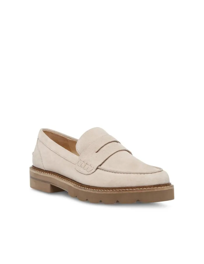 Women Emmylou Suede Loafer Beige Anne Klein Flats and Loafers