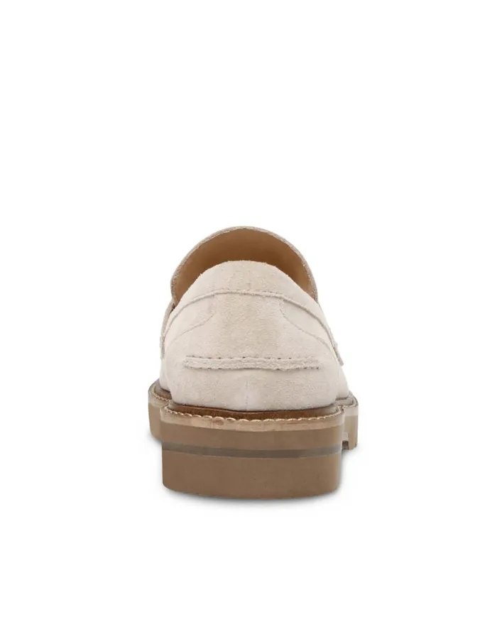 Women Emmylou Suede Loafer Beige Anne Klein Flats and Loafers