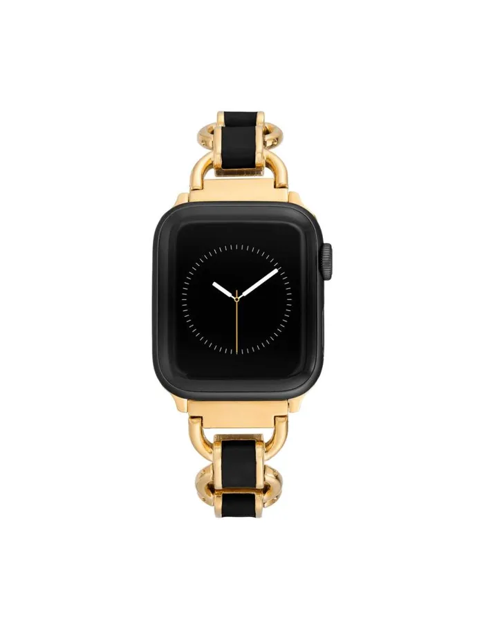 Women Enamel Link Bracelet Band For Apple Watch Whitegoldtone Anne Klein Apple Watch Accessories