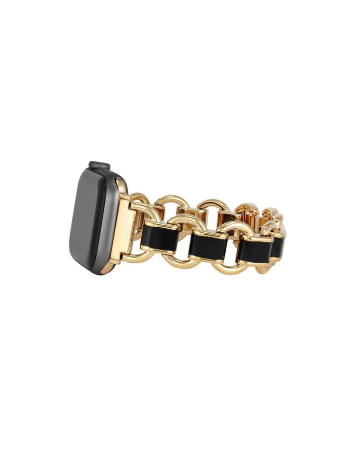 Women Enamel Link Bracelet Band For Apple Watch Whitegoldtone Anne Klein Apple Watch Accessories