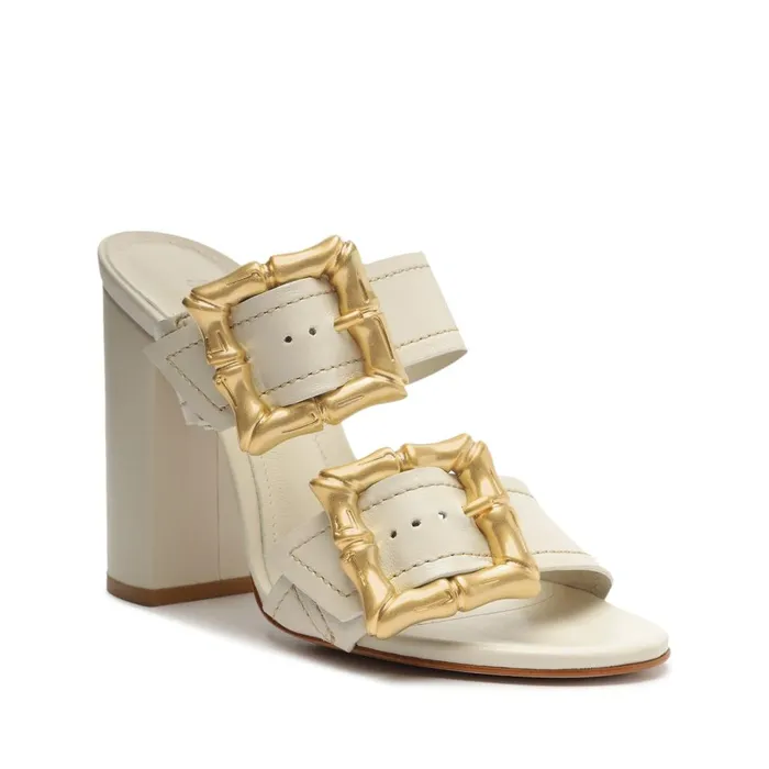 Women Enola Leather Sandal Pearl Schutz Shoes Enola