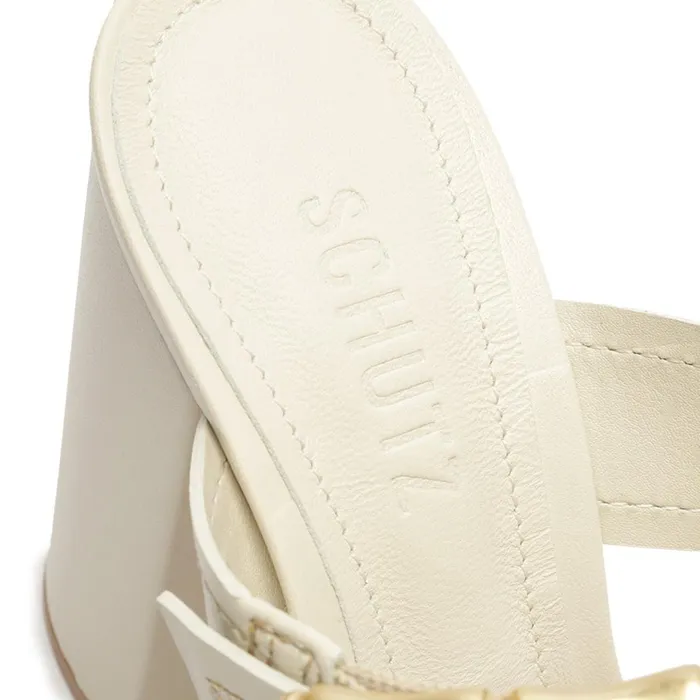 Women Enola Leather Sandal Pearl Schutz Shoes Enola