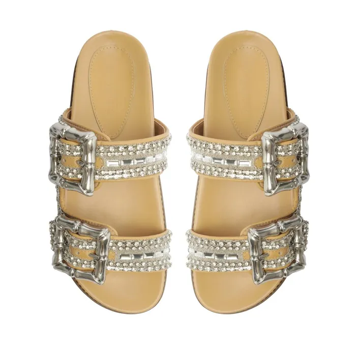 Women Enola Shine Sporty Leather Sandal Light Wood Schutz Shoes Enola Women Enola Shine Sporty Leather Sandal Light Wood Schutz Shoes Enola