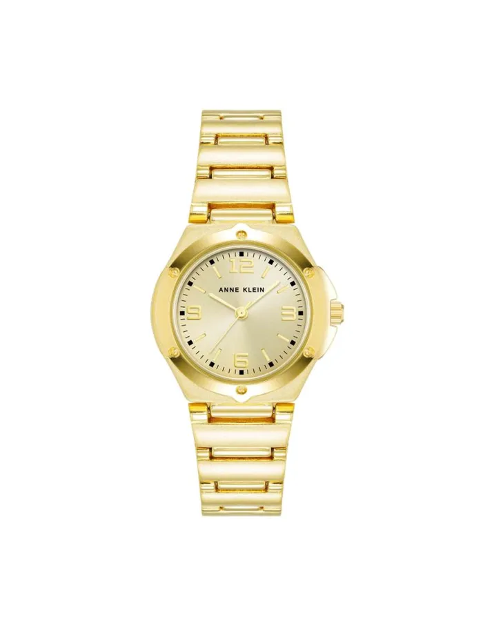 Women Everyday Metal Bracelet Watch Silvertone Anne Klein Watches