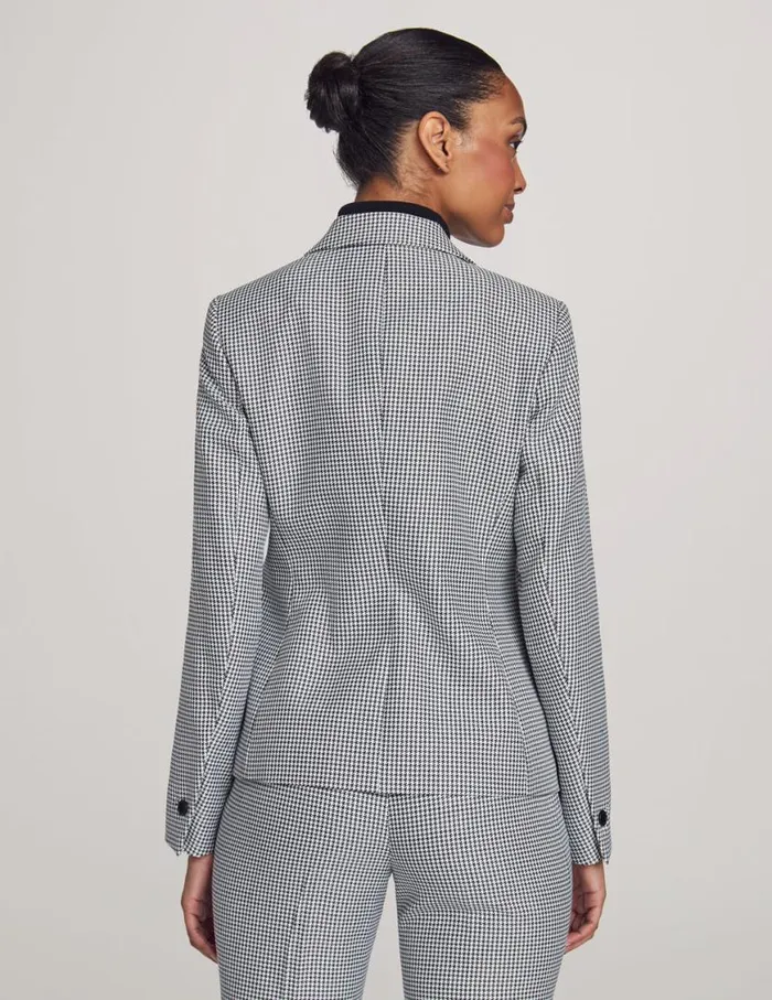 Women Executive Collection 3Pc Mini Houndstooth Suit Set Anne Black Combo Anne Klein Blazers and Jackets