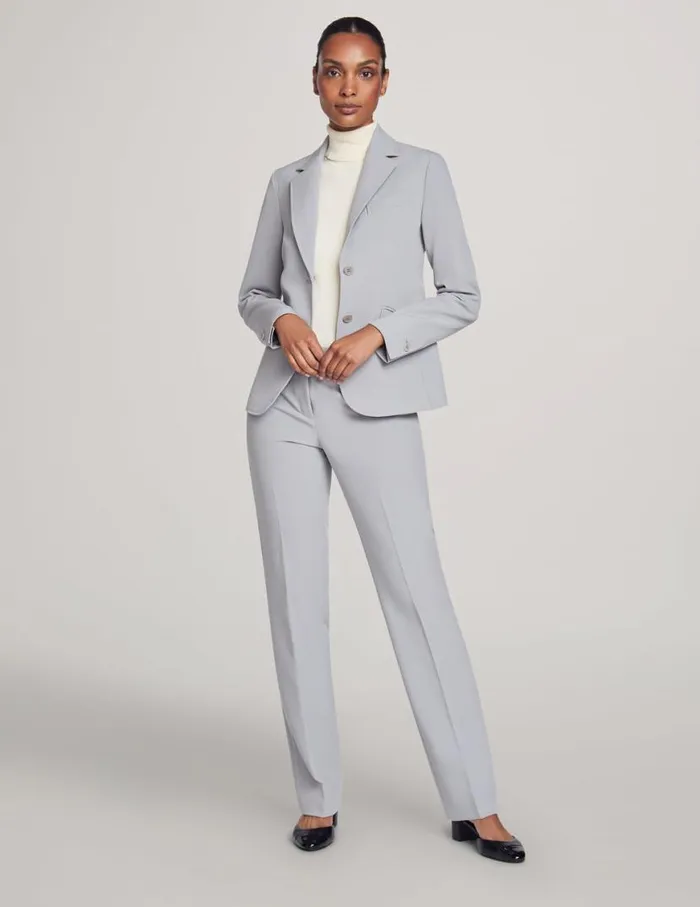 Women Executive Collection 3Pc Pants And Skirt Suit Set Atlantic Grey Anne Klein Blazers and Jackets