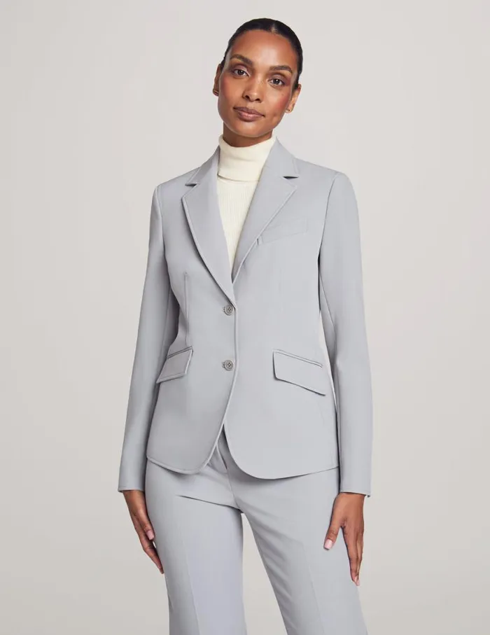 Women Executive Collection 3Pc Pants And Skirt Suit Set Atlantic Grey Anne Klein Blazers and Jackets