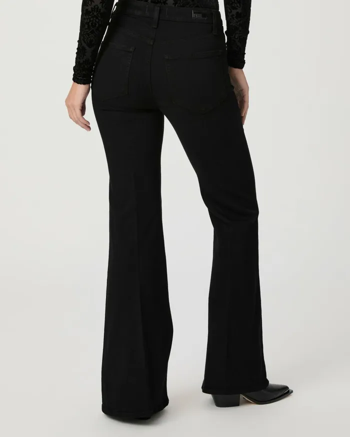 Women Flare PAIGE Charlie 32 Inch Flare Jean 8211 Black Shadow Women Flare PAIGE Charlie 32 Inch Flare Jean 8211 Black Shadow