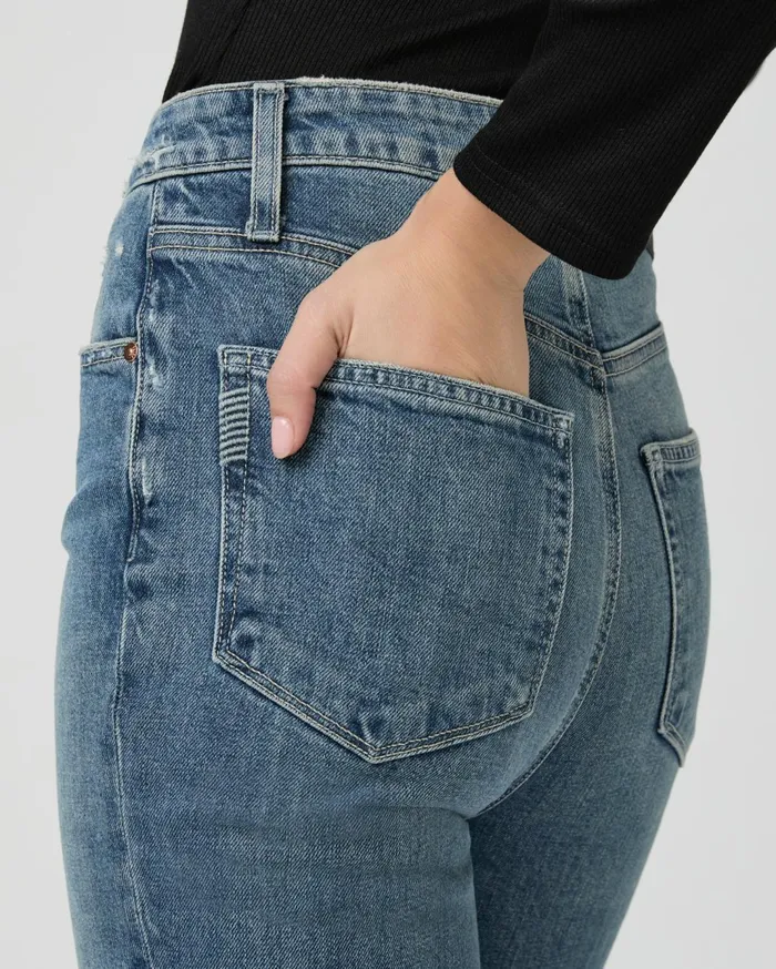 Women Flare PAIGE Charlie 32 Inch Flare Jean 8211 Blue Note Destructed Women Flare PAIGE Charlie 32 Inch Flare Jean 8211 Blue Note Destructed