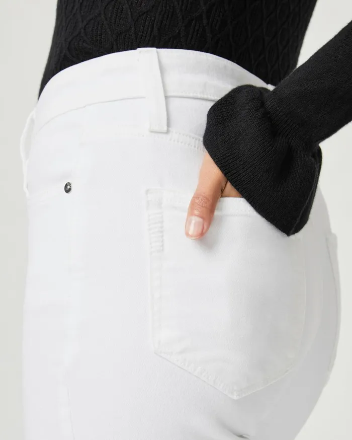 Women Flare PAIGE Charlie Flare Jean 8211 Crisp White Women Flare PAIGE Charlie Flare Jean 8211 Crisp White