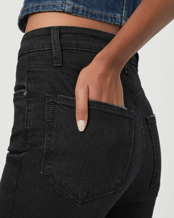 Women Flare PAIGE Charlie Flare Jean 8211 Midnight Raven Women Flare PAIGE Charlie Flare Jean 8211 Midnight Raven