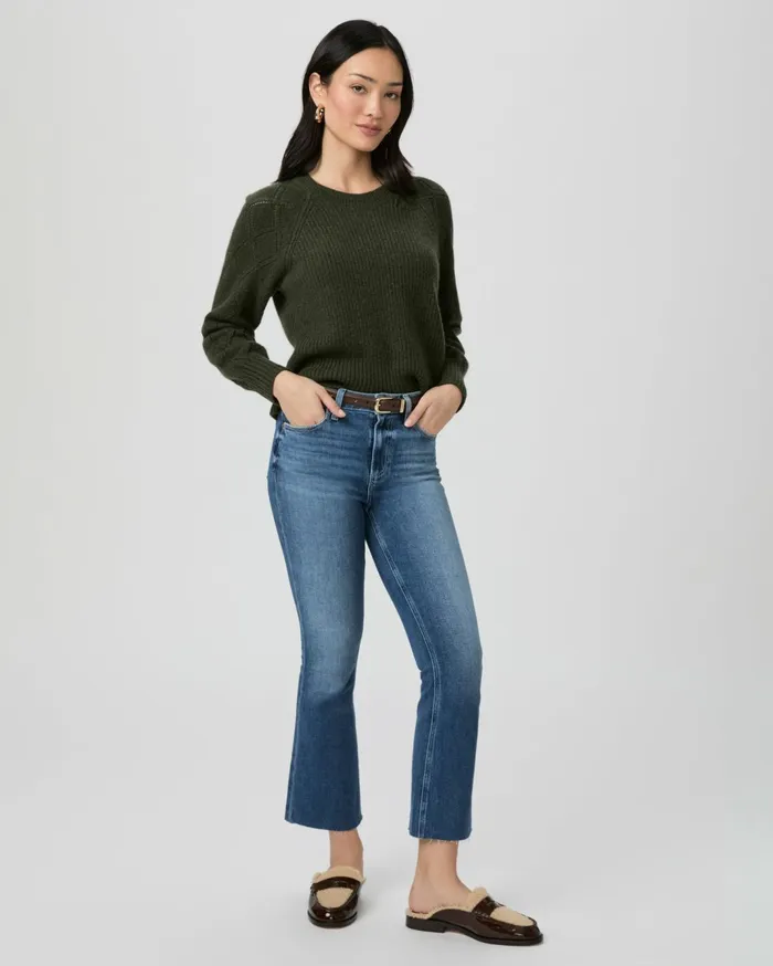 Women Flare PAIGE Colette Crop Flare Jean 8211 Magnolias