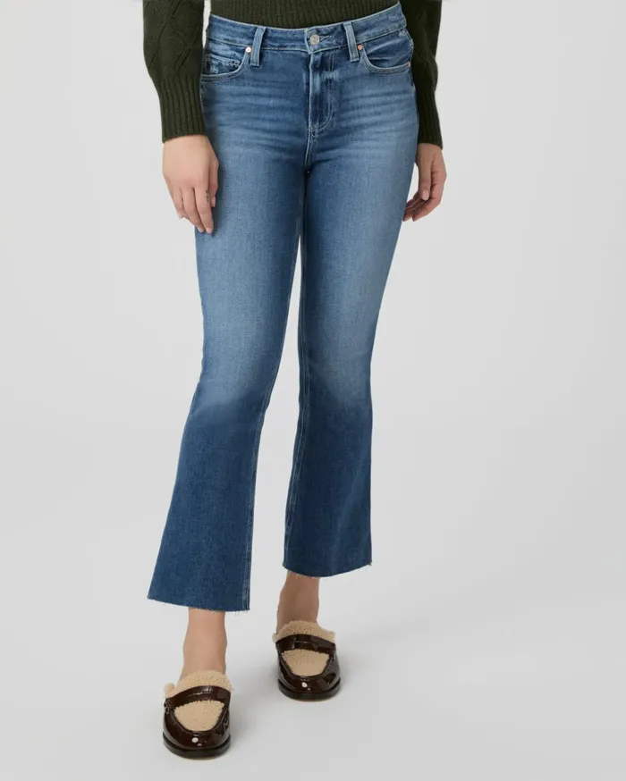 Women Flare PAIGE Colette Crop Flare Jean 8211 Magnolias Women Flare PAIGE Colette Crop Flare Jean 8211 Magnolias
