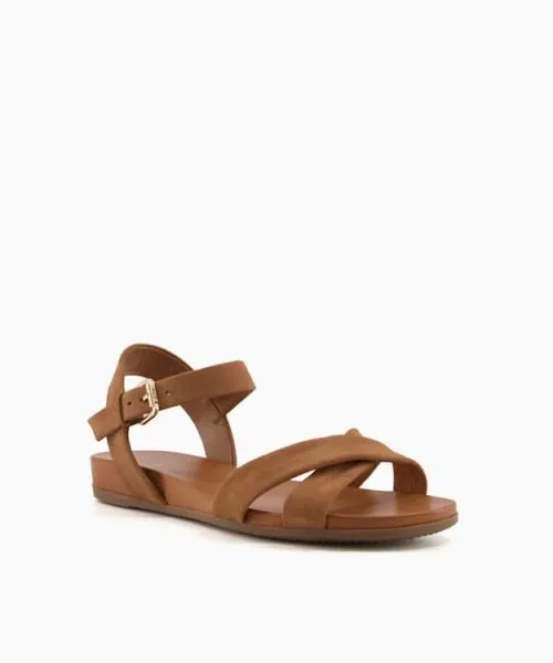 Women Flat Sandals Dune London Landie 8211 Camel Brown Women Flat Sandals Dune London Landie 8211 Camel Brown