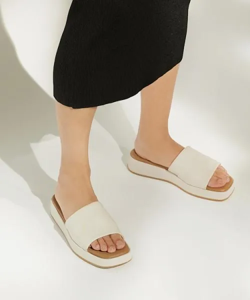 Women Flat Sandals Dune London Larley 8211 Ecru Neutral Women Flat Sandals Dune London Larley 8211 Ecru Neutral
