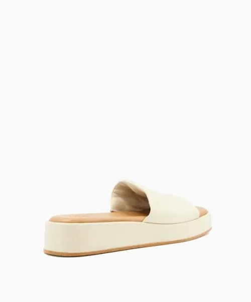 Women Flat Sandals Dune London Larley 8211 Ecru Neutral Women Flat Sandals Dune London Larley 8211 Ecru Neutral