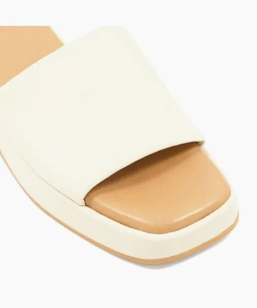 Women Flat Sandals Dune London Larley 8211 Ecru Neutral Women Flat Sandals Dune London Larley 8211 Ecru Neutral