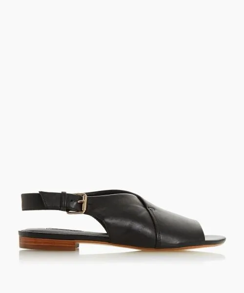 Women Flat Sandals Dune London Leannia 8211 Black Black