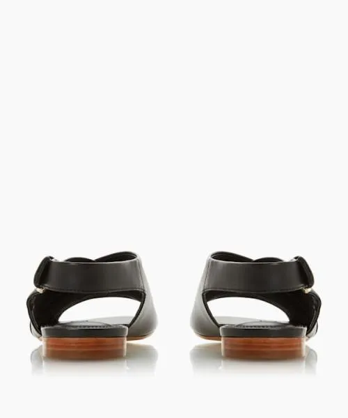 Women Flat Sandals Dune London Leannia 8211 Black Black Women Flat Sandals Dune London Leannia 8211 Black Black