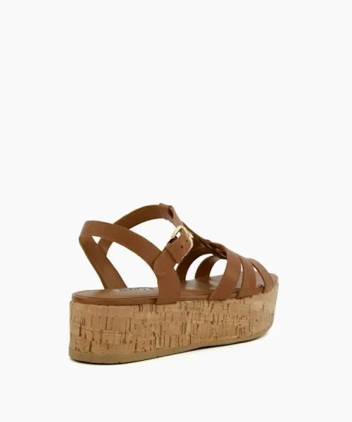 Women Flat Sandals Dune London Lenson 8211 Tan Brown Women Flat Sandals Dune London Lenson 8211 Tan Brown