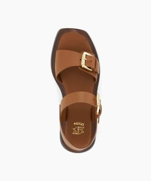 Women Flat Sandals Dune London Loells 8211 Tan Brown Women Flat Sandals Dune London Loells 8211 Tan Brown