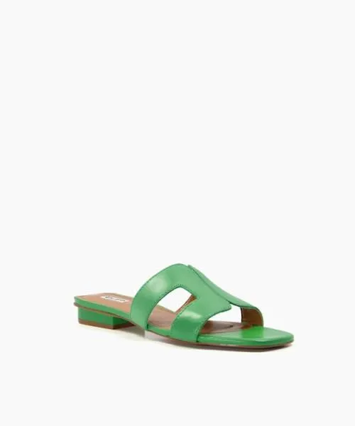 Women Flat Sandals Dune London Loupe 8211 Green Green Women Flat Sandals Dune London Loupe 8211 Green Green