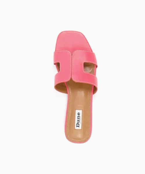 Women Flat Sandals Dune London Loupe 8211 Pink Pink Women Flat Sandals Dune London Loupe 8211 Pink Pink