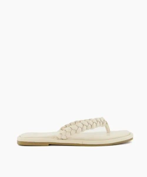 Women Flat Sandals Dune London Loxx 8211 Ecru Neutral