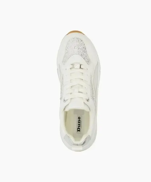 Women Flat Shoes Dune London Eagerlys 8211 White White Women Flat Shoes Dune London Eagerlys 8211 White White