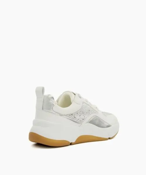 Women Flat Shoes Dune London Eagerlys 8211 White White Women Flat Shoes Dune London Eagerlys 8211 White White