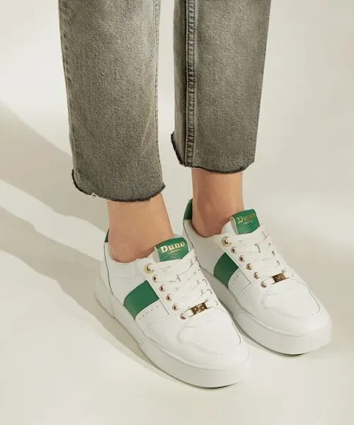 Women Flat Shoes Dune London Elysium 8211 Green Green Women Flat Shoes Dune London Elysium 8211 Green Green