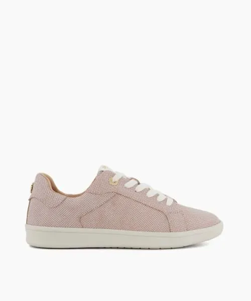 Women Flat Shoes Dune London Enduring 8211 Rose Gold Metallic