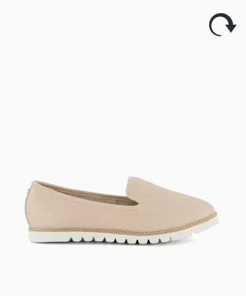 Women Flat Shoes Dune London Galleoni 8211 Ecru Neutral Women Flat Shoes Dune London Galleoni 8211 Ecru Neutral