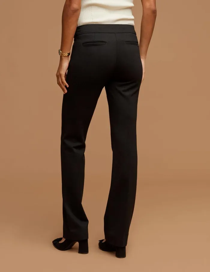 Women Fly Front Bootleg Black Anne Klein Bottoms