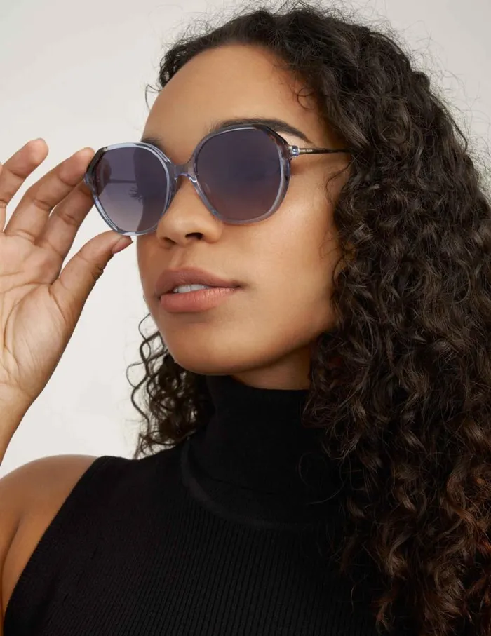 Women Geometric Sunglasses Anne Klein Sunglasses
